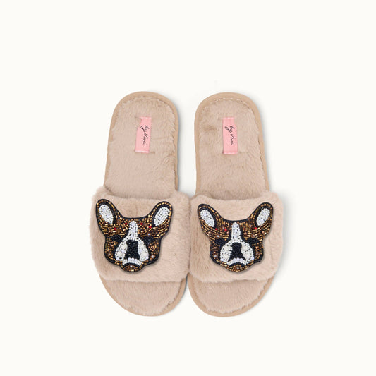 Paire de broches pour Chaussons - Bouledogue français