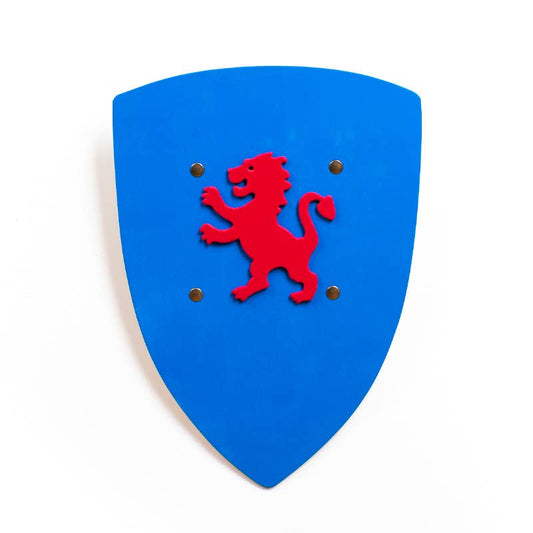 BOUCLIER KAMELOT BLEU AVEC LION S - KALID MEDIEVAL