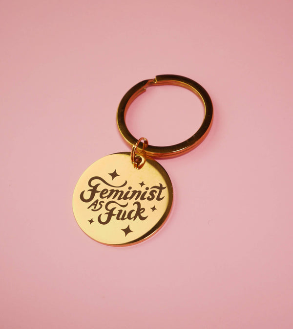 Feminist As Fuck sleutelhanger