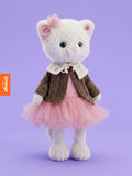Peluche, Lucky Kitty, Lucky Sophie : Nuit douillette 38 cm 3+