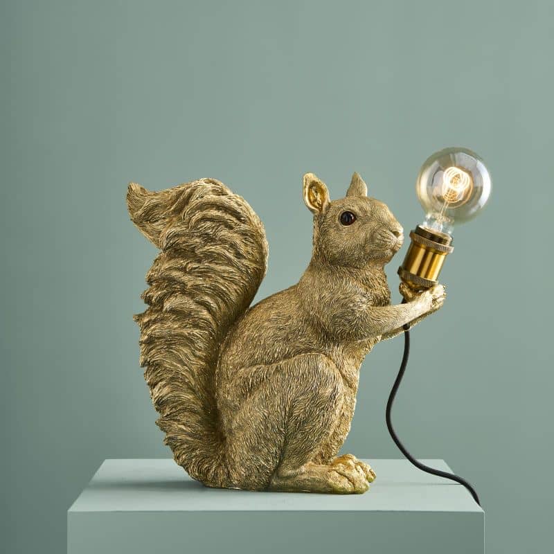 Lampe de table Eduard Eichhorn Or, 34,5 x 17 x 34 cm