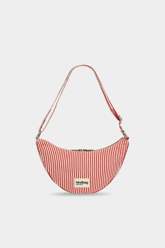 Sac Banane Andrea Rayures rouge