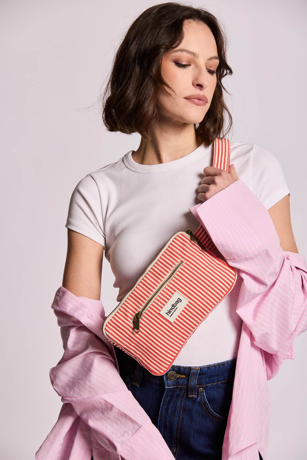 Sac banane Harry Rayures rouge