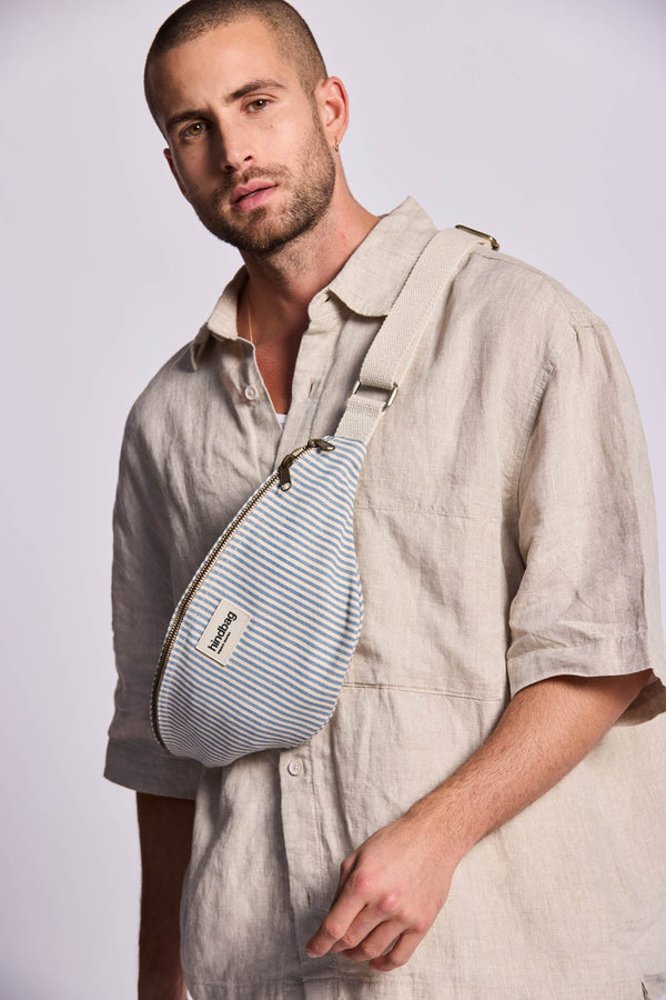 Sac banane Olivia Rayures bleu