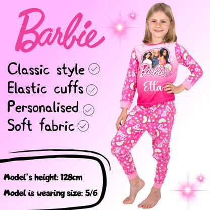 Barbie Personalised Pyjamas - Pink
