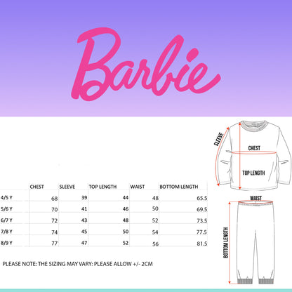 Barbie Personalised Pyjamas - Pink