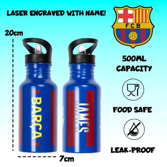 Barcelona FC Metal Gourde 500ml