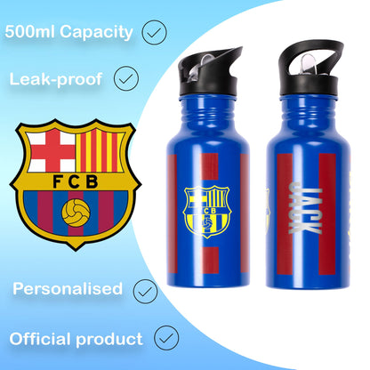 Barcelona FC Personalized Metal Water Bottle 500ml