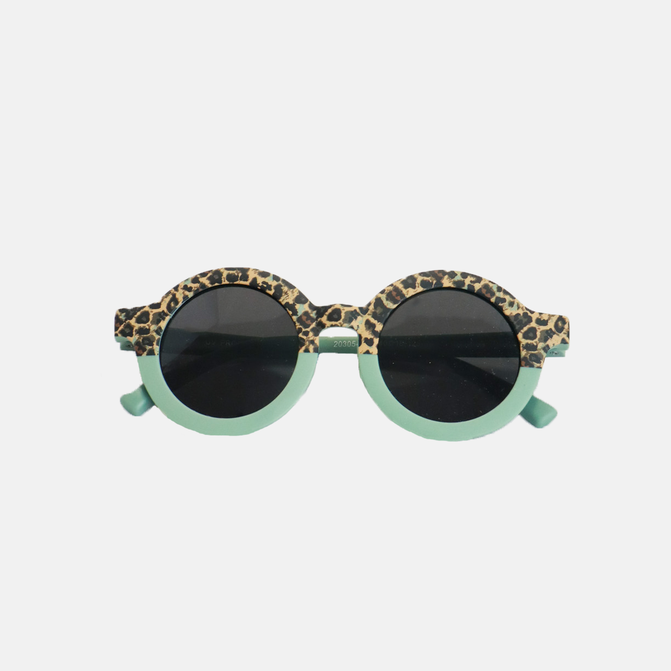 Children's Sunglasses - Category 3 - Green Leopard