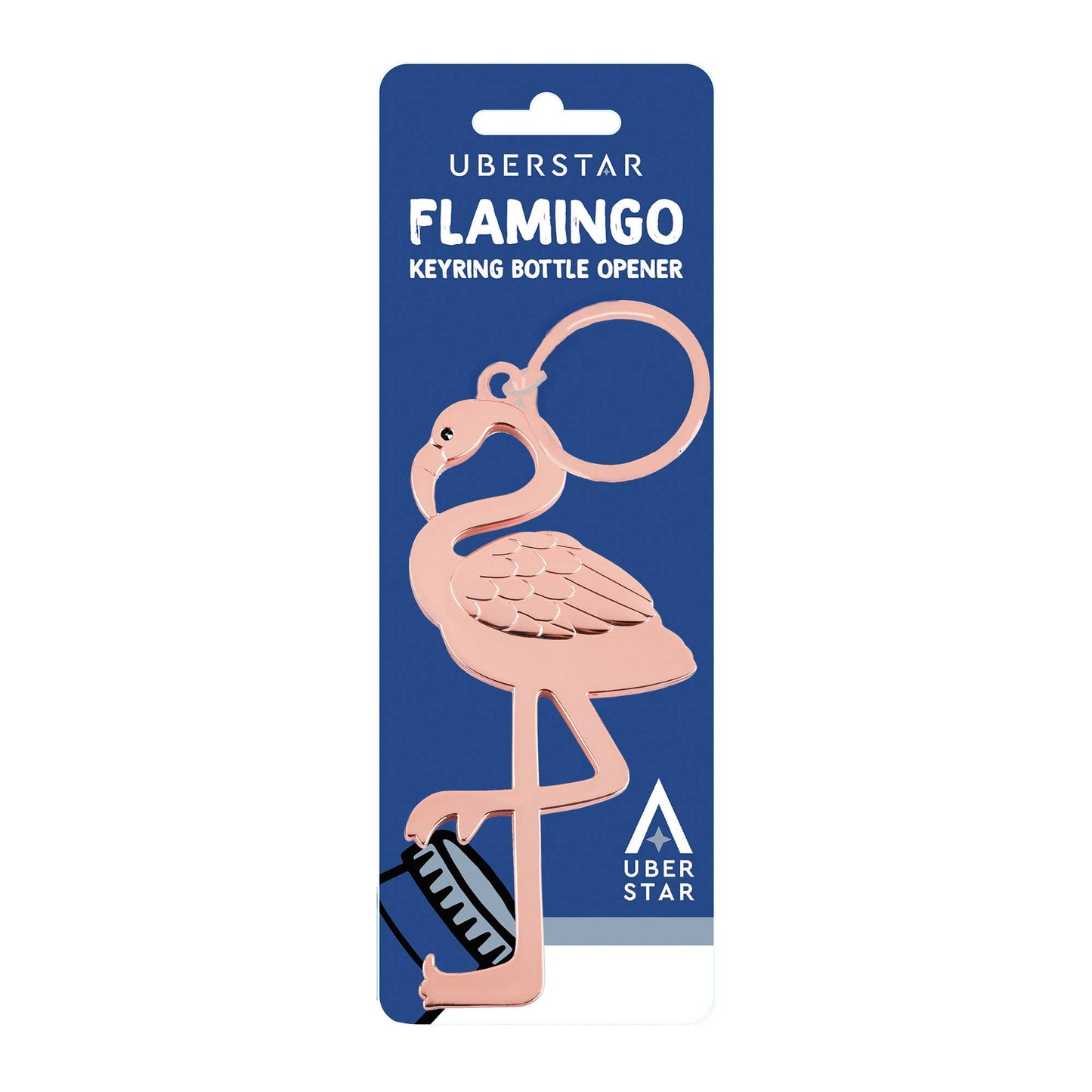 Flamingo-Flaschenöffner-Schlüsselanhänger