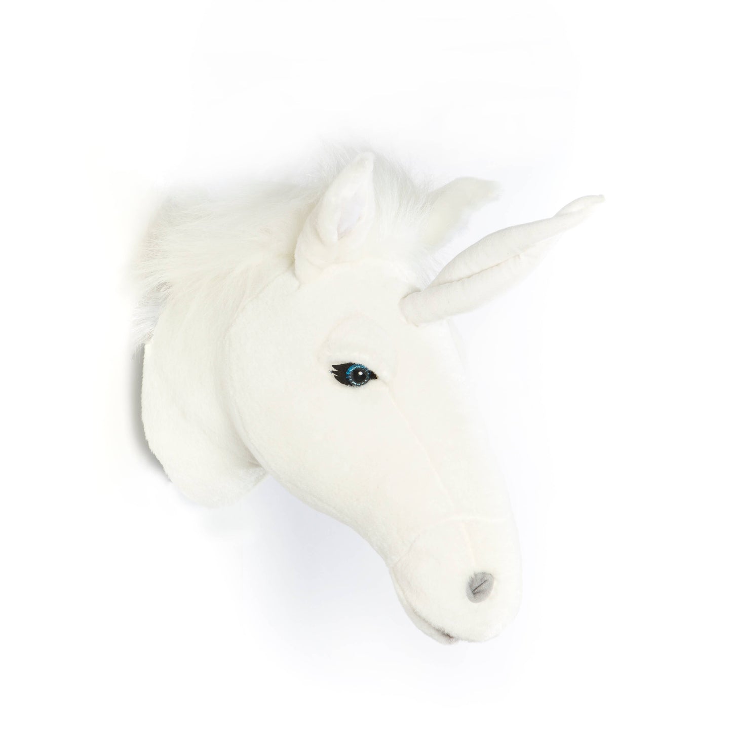 Claire the White Unicorn Plush Wall Decoration