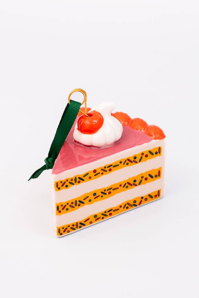 Décoration à suspendre Part de Gâteau