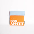 Sac à Goûter Anti Taches Orange “Bon Appétit”