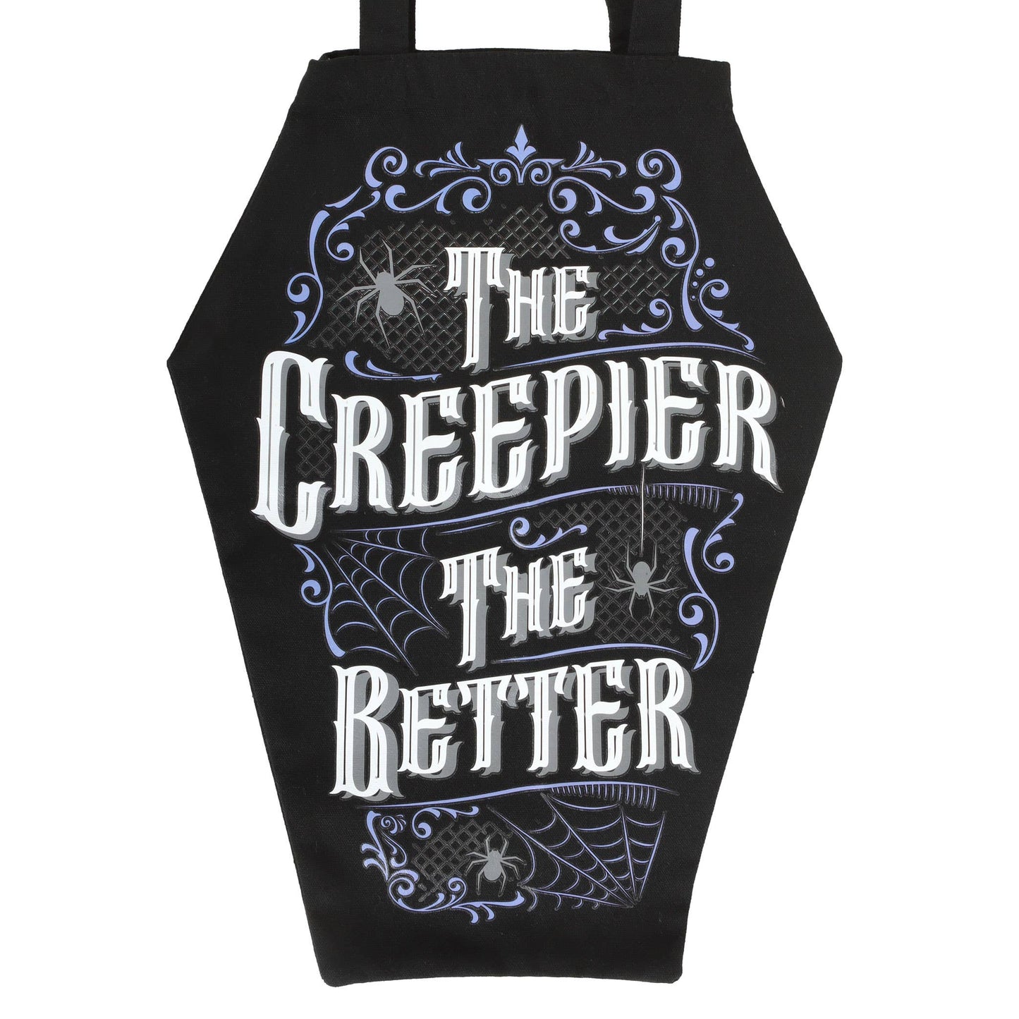 Sac cabas en forme de cercueil « The Creepier the Better »