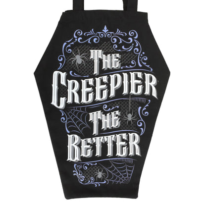 Sac cabas en forme de cercueil « The Creepier the Better »