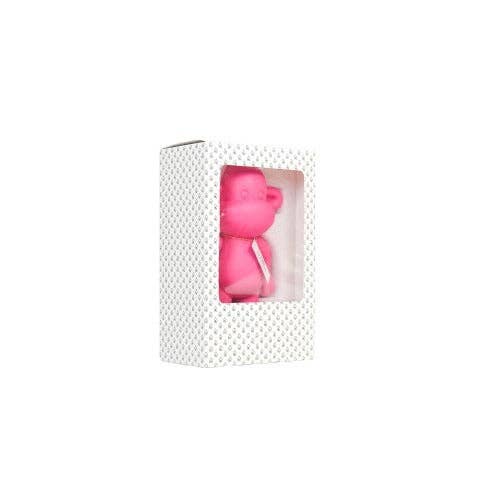 Decoratie - Apenbeeldje 'De Legende' - Hars - Roze - 33x21x50cm
