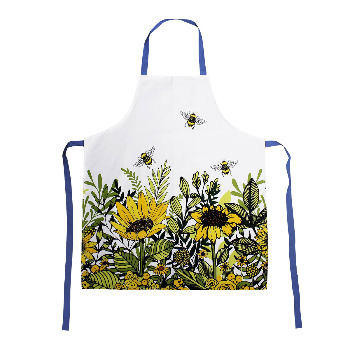Tablier Sunflower Honey Bee - Floral