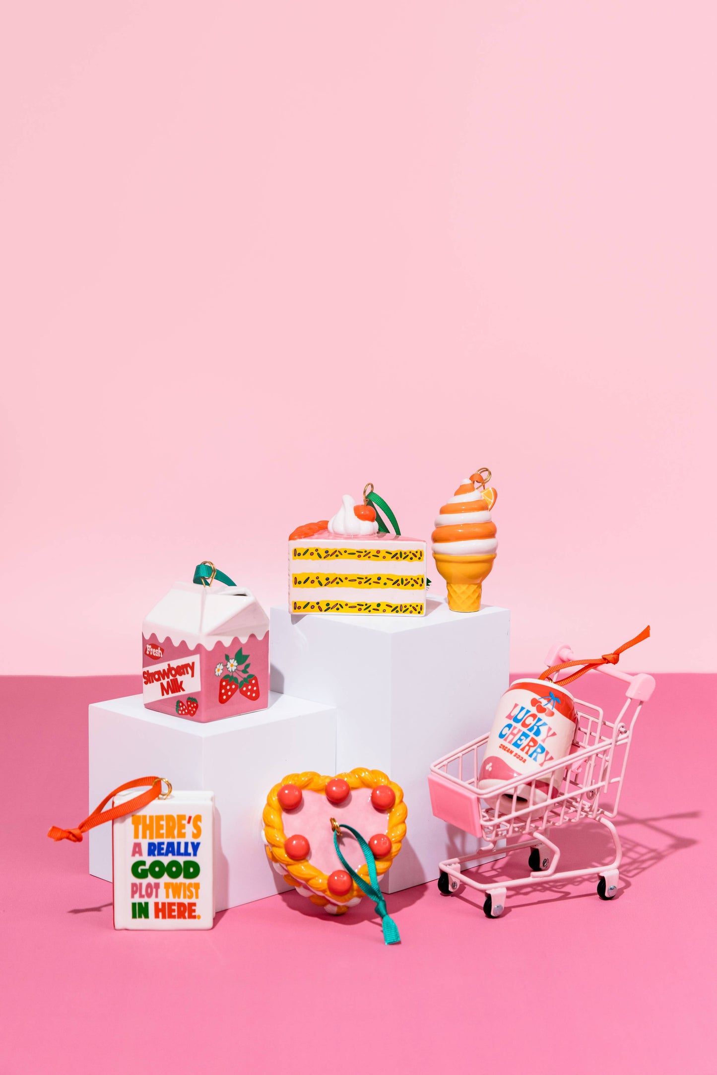 Décoration à suspendre Part de Gâteau