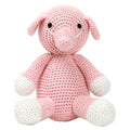 Peluche en Crochet - Éléphant (Rose Clair)
