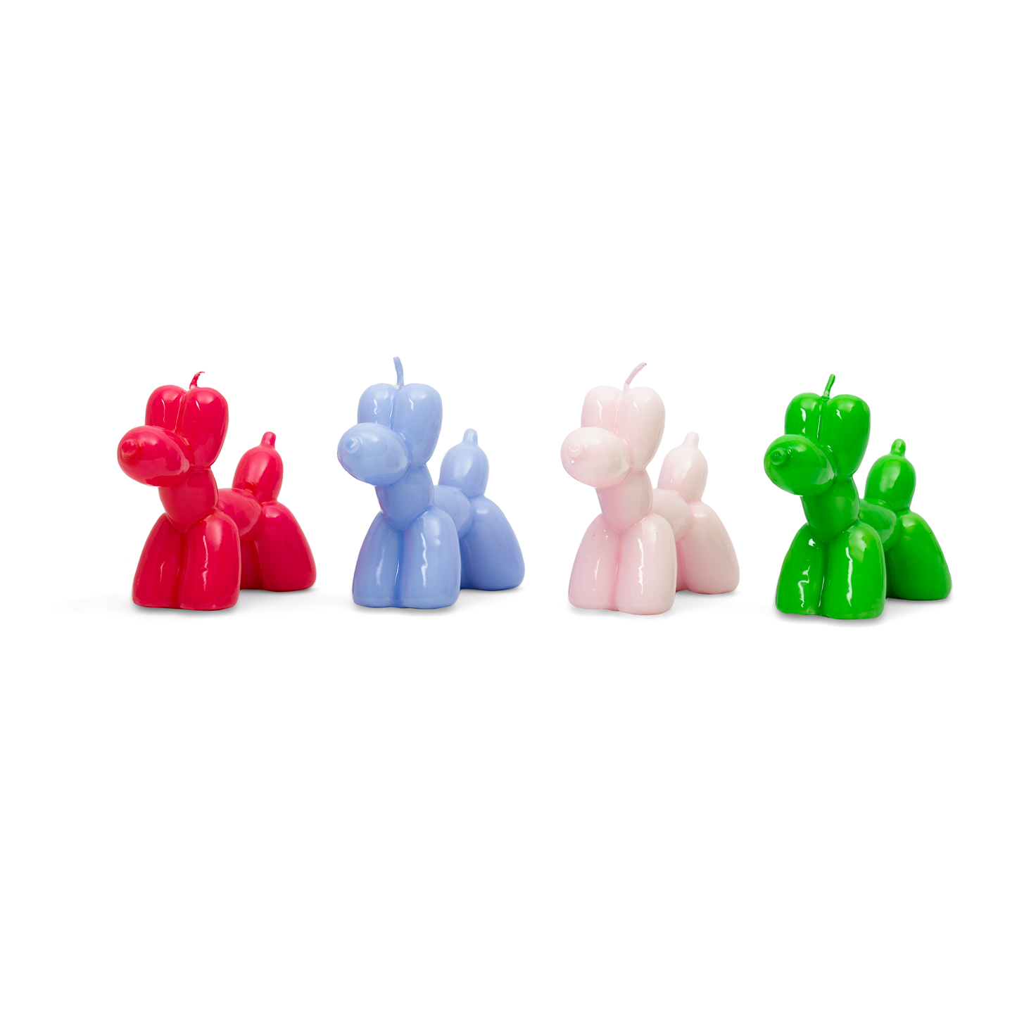 Balloon Dog Candle – Green