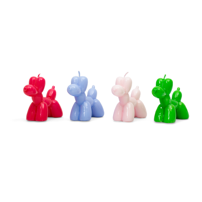 Balloon Dog Candle – Green