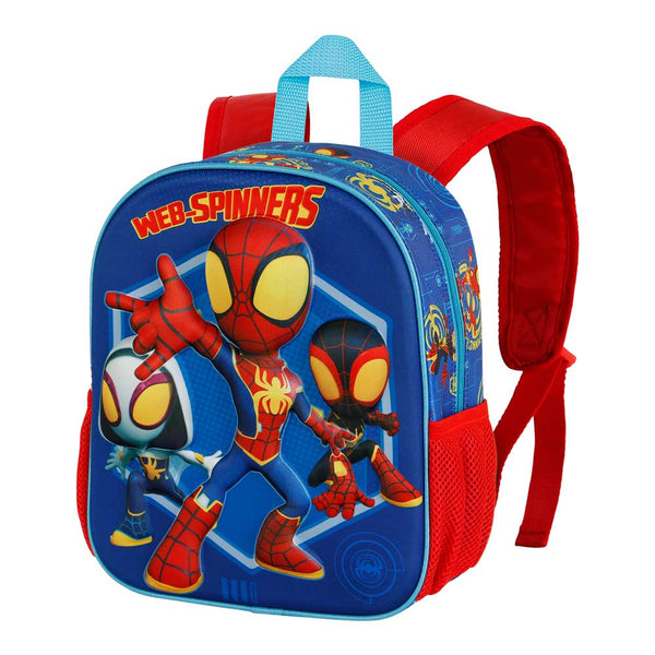 Kleine blauwe 3D Marvel-rugzak - Spider-Man Spinners