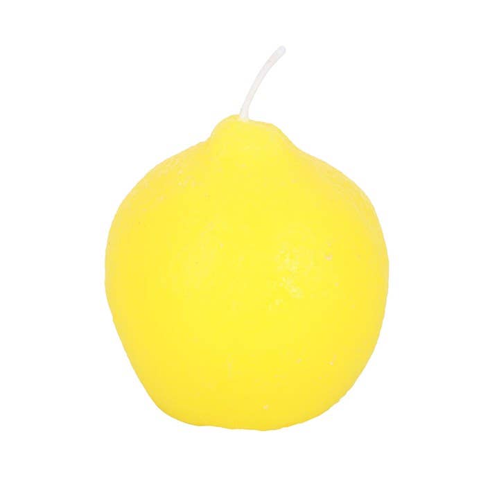 Ensemble de 3 Bougies en Forme de Citron