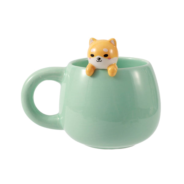 Mug avec Figurine Shiba Inu