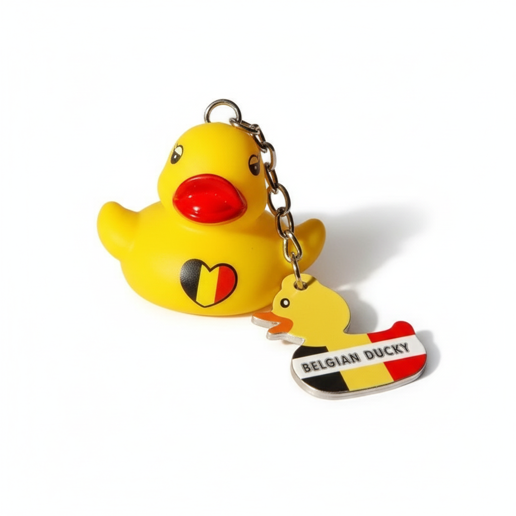 Duck keychain Belgium