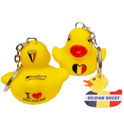 Duck keychain Belgium