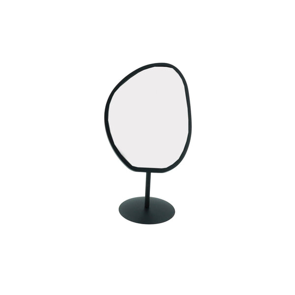 Miroir - Organique - Métal - Noir - 16,5x12x31,5cm
