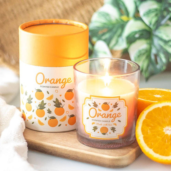 Bougie parfumée à l'orange