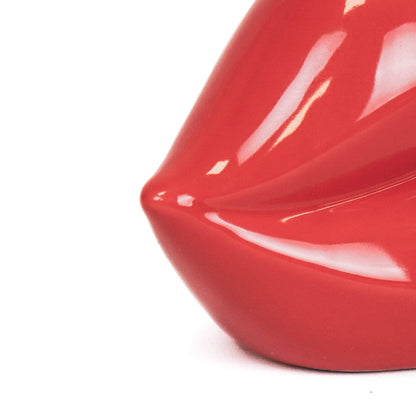 Vase/Pot Lèvres Rouges