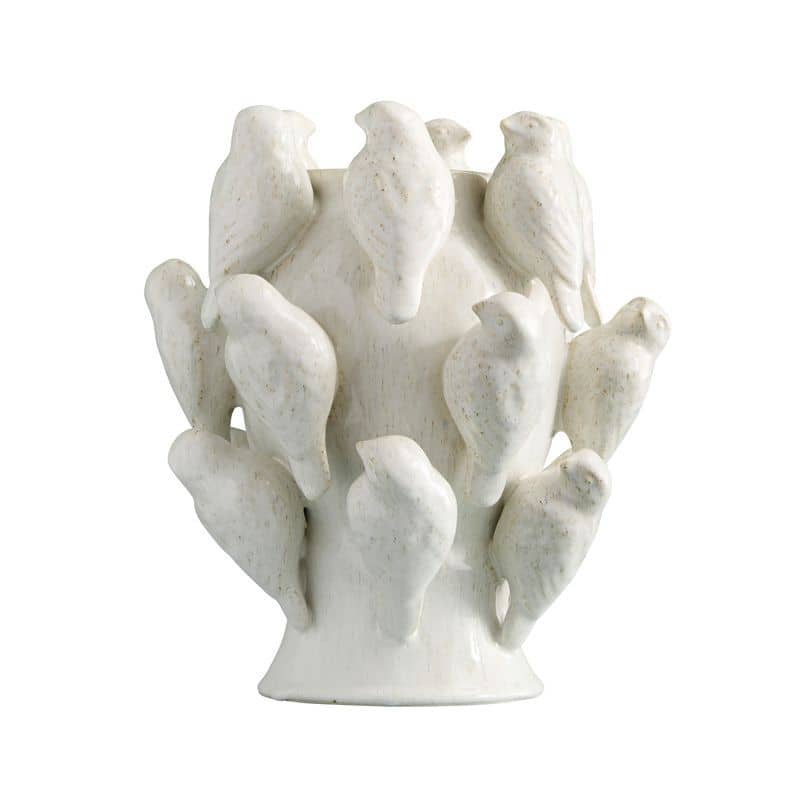 Vase M. Oisillon Blanc