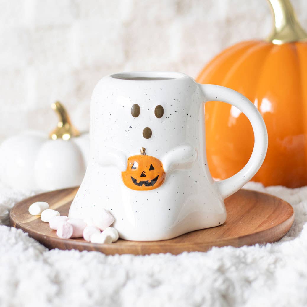 Mug Fantôme avec Citrouille