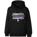 Sweat à capuche gymnastique – Fringoo Gymnastic for Cotton Rich Soft Hooded – Gymnasticx3- noir