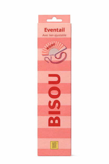 Eventail avec bandoulière – Bisou