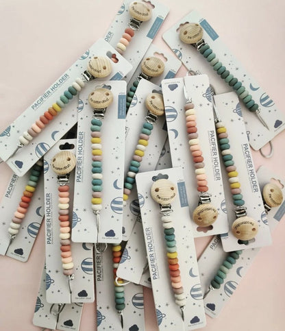 Bonbon Schnullerkette aus Silikon Blue