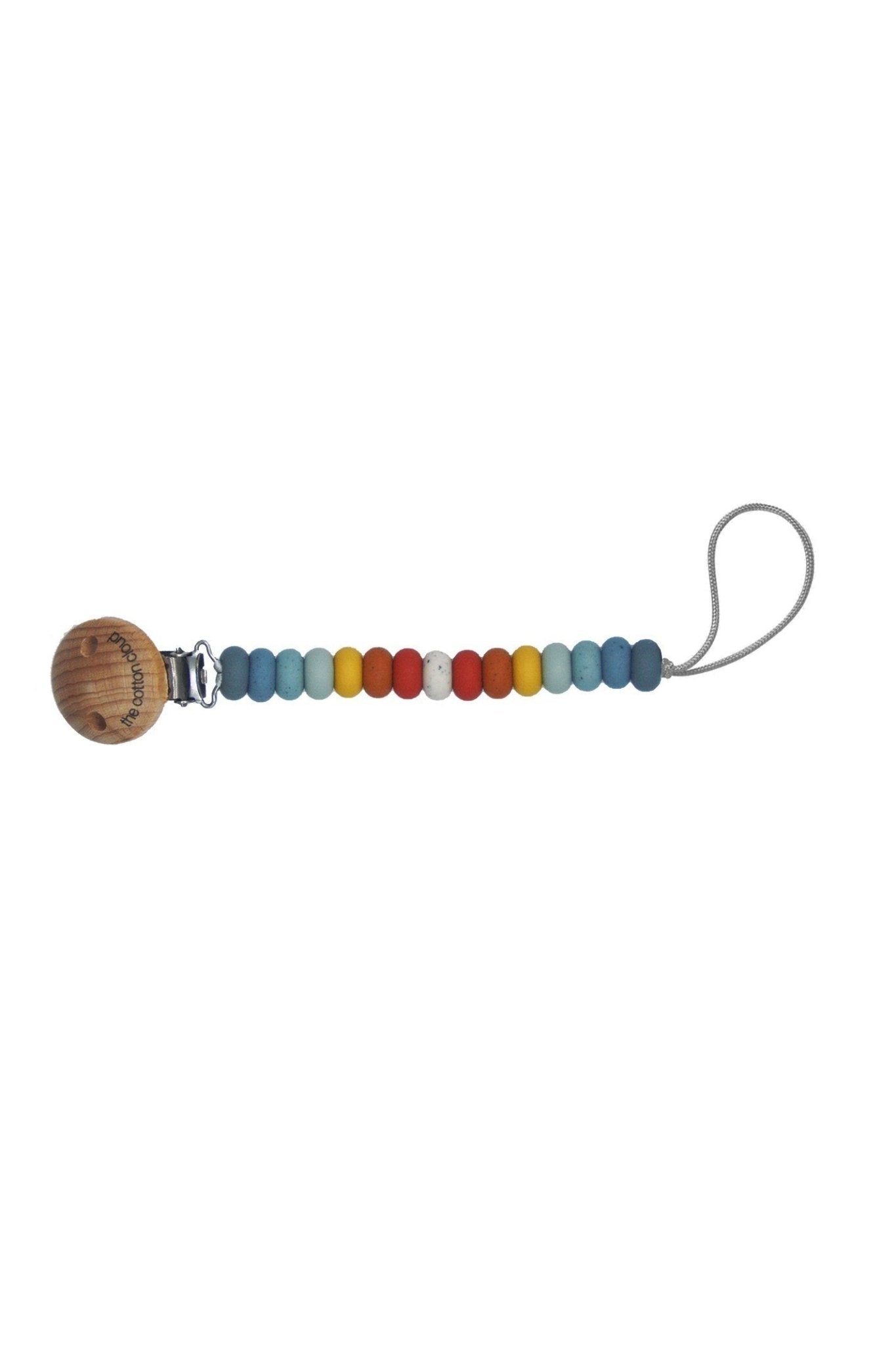 Bonbon Schnullerkette aus Silikon Rust