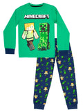 Pyjama Minecraft – vert & bleu
