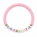 Bracelet Amitié Swifties ONE LIFE - Rose Clair