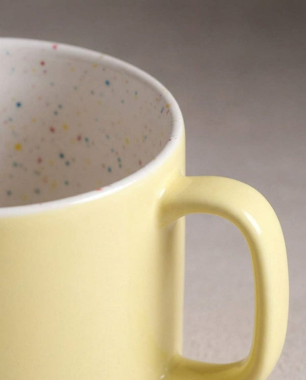 Breeze Party In Stoneware Mug 450ml Yellow