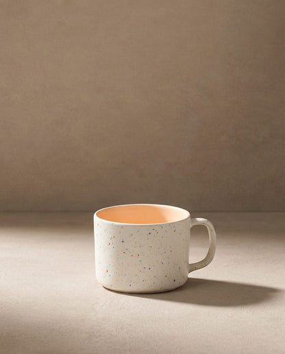 Duo de mugs Breeze Party In/Out en grès – 450 ml – Orange
