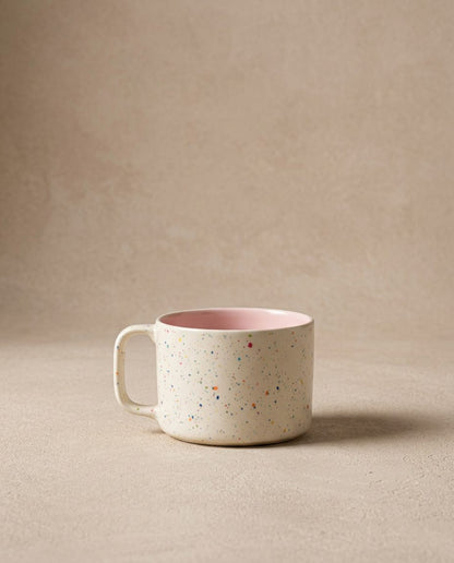 Duo de mugs Breeze Party In/Out en grès – 450 ml – Rose
