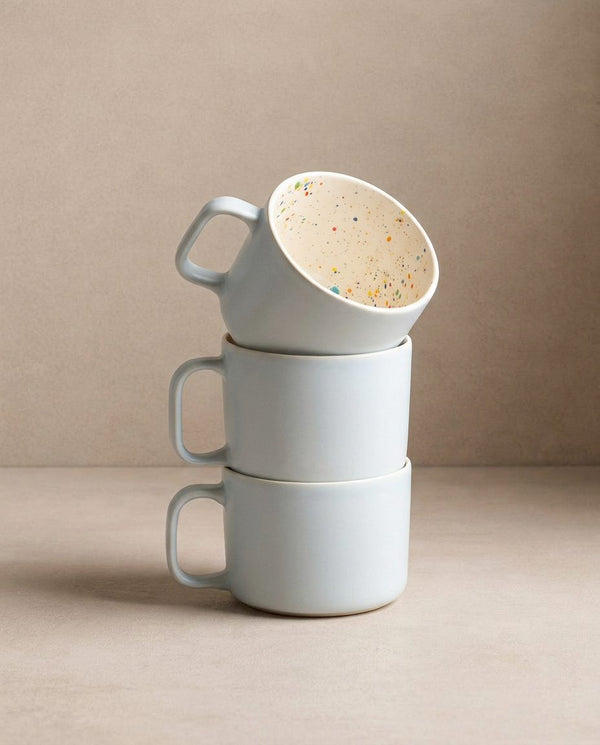 Mug Breeze Party en grès bleu – 450 ml