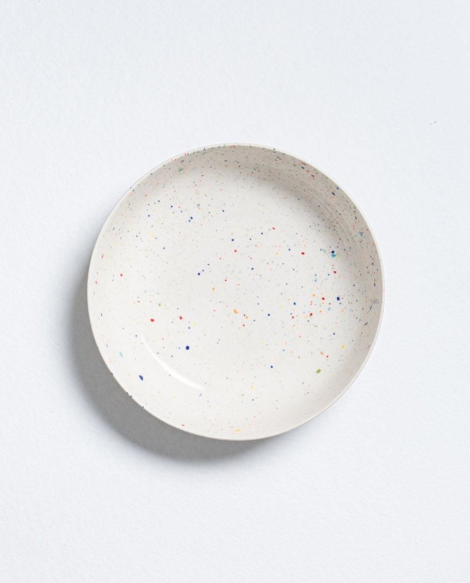 Breeze Party In Stoneware Pasta Plate 21cm Yellow