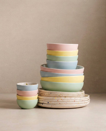 Breeze Party Stoneware 20 Pieces Tableware Set