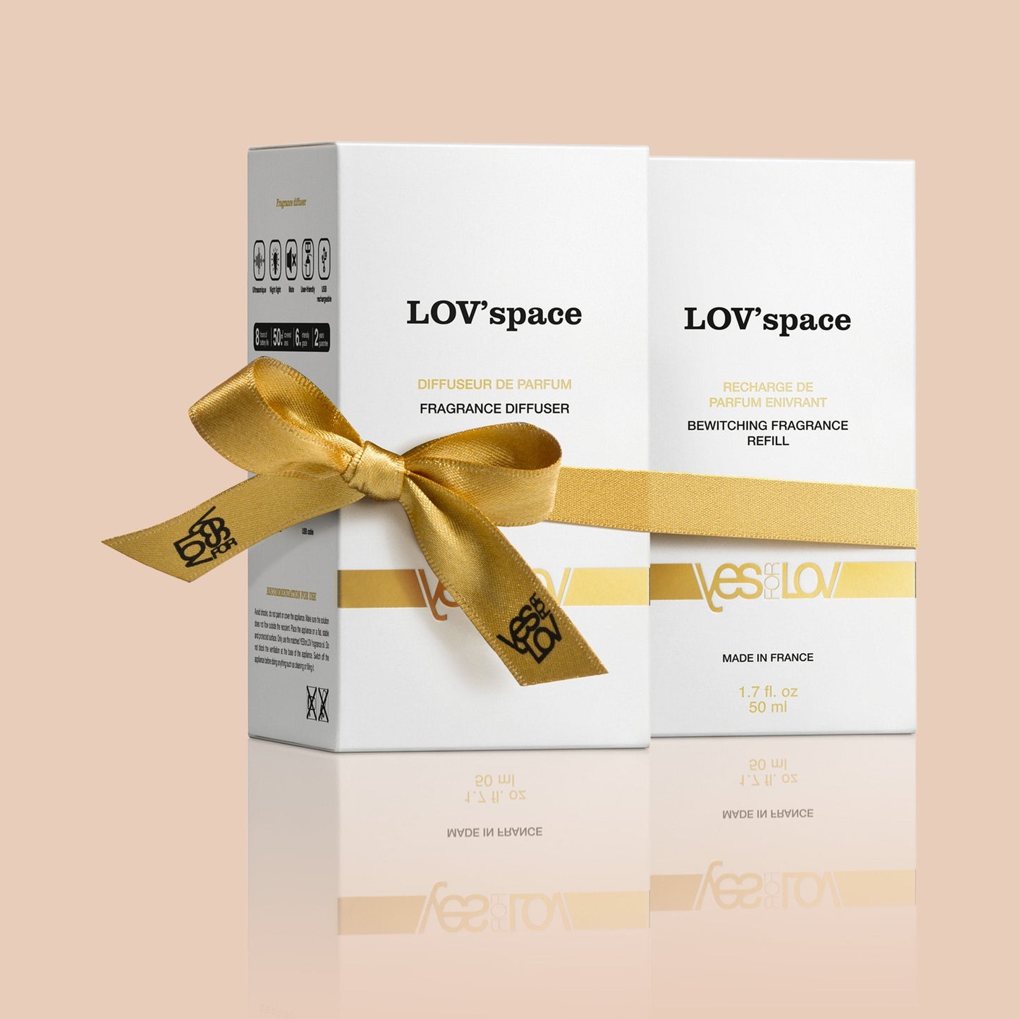 LOV'SPACE Diffuseur de parfum + recharge au choix