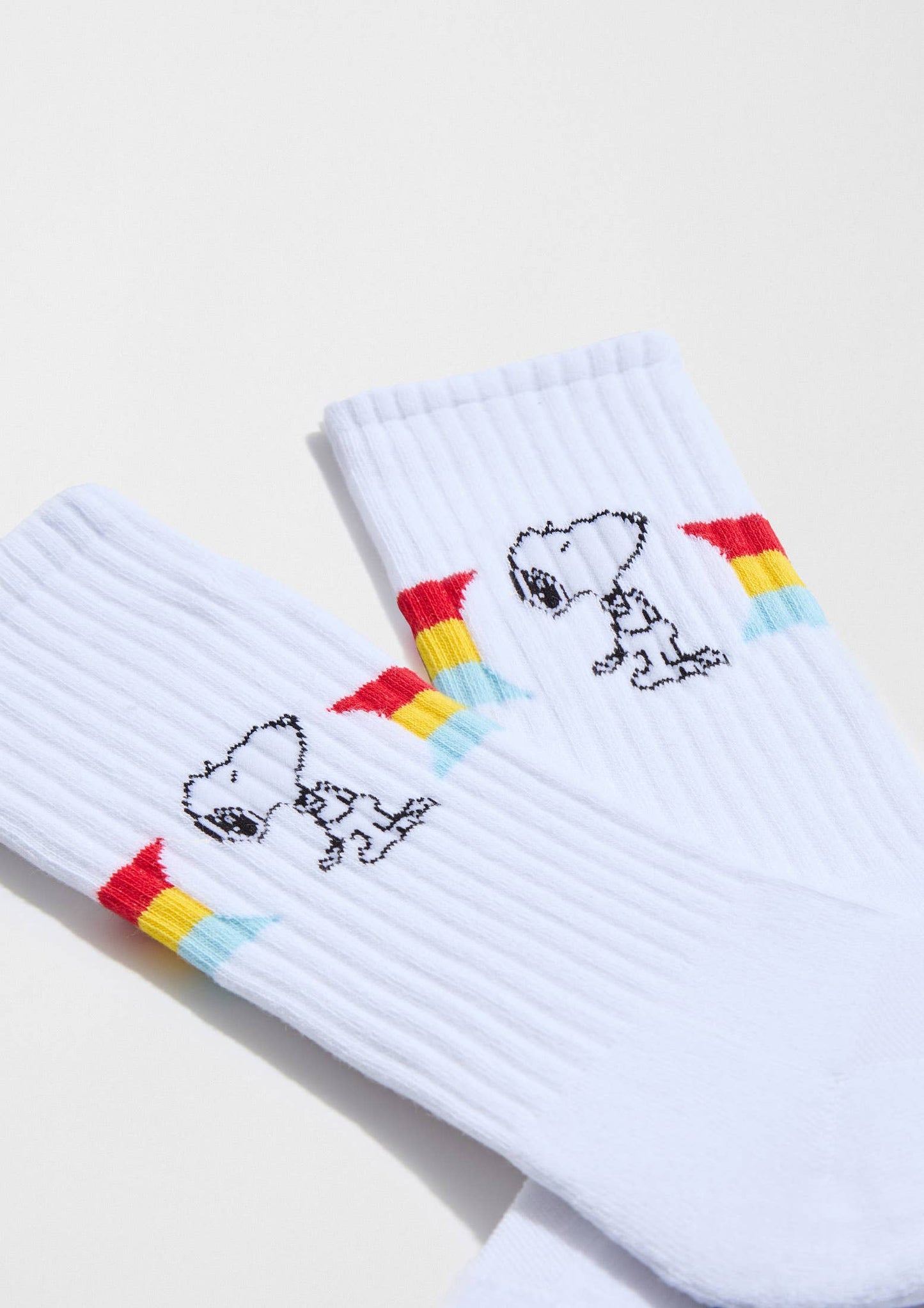 BeSnoopy Rainbow Street - Sokken van 100% biologisch katoen: Blank / 41/46