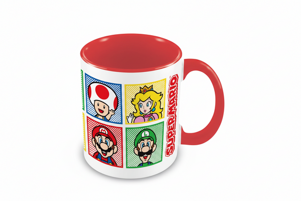 Super Mario Mok - Mario, Luigi, Toad en Peach